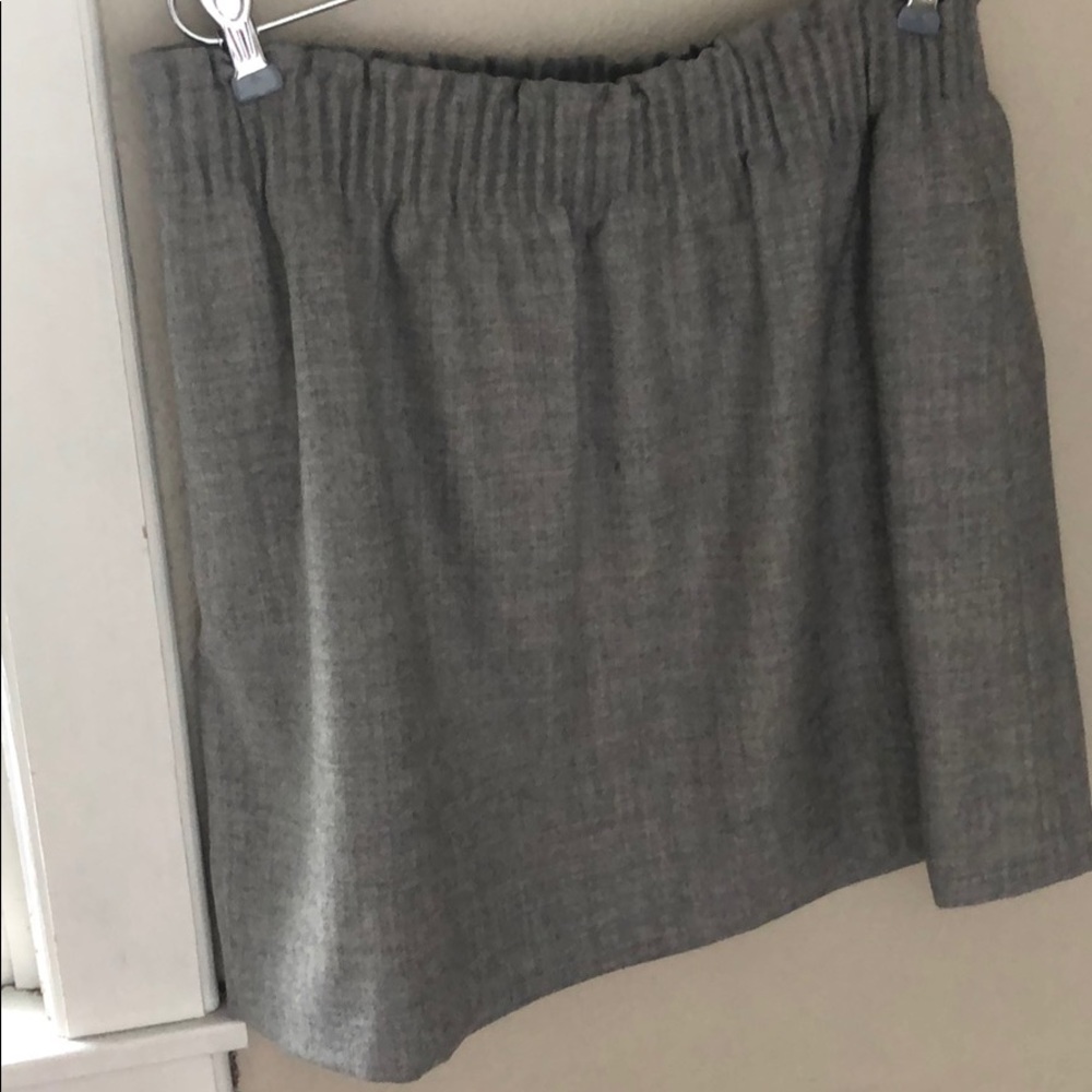 J.crew skirt grey wool